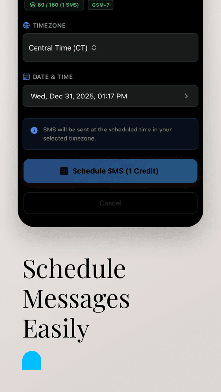 Ghost app message history showing private sent messages